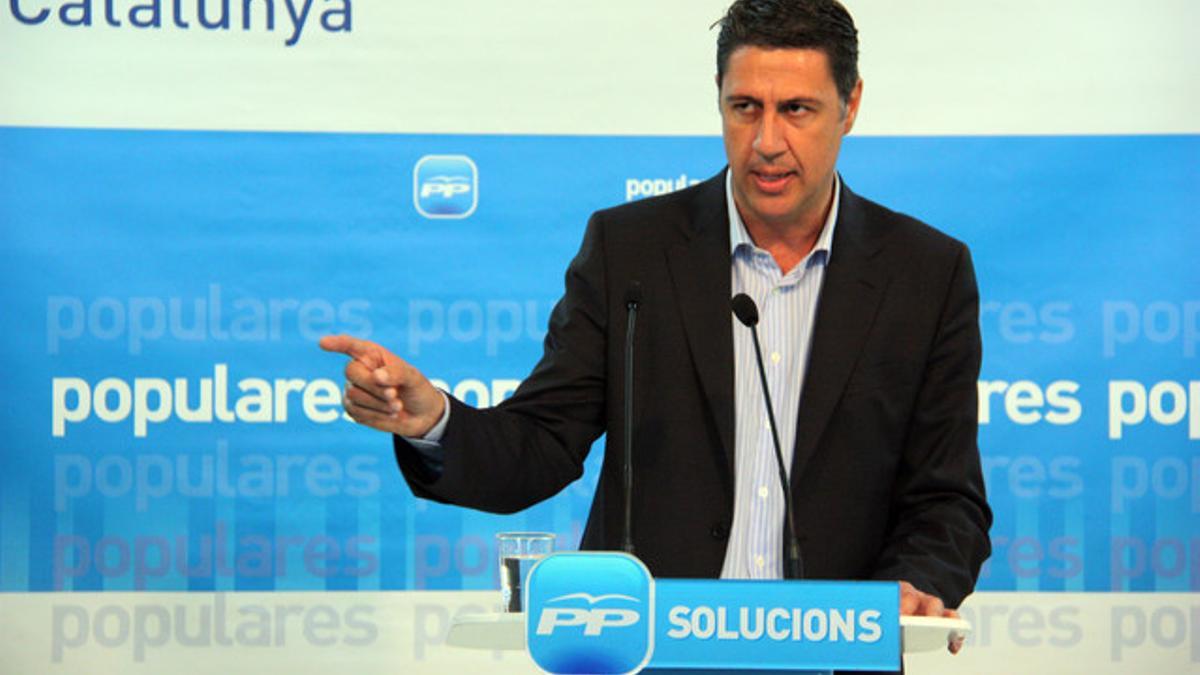 Xavier Garcia Albiol, durante un acto de campaña el 2011.