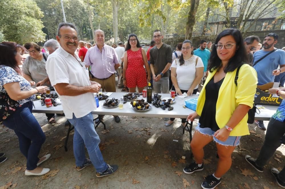 El mejillón hace la delicia de Castrelos