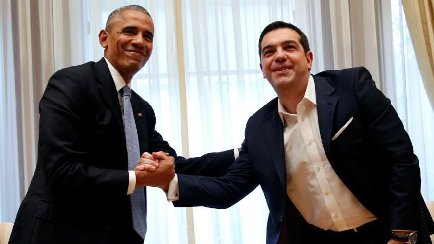 Obama y Tsipras, en Atenas.