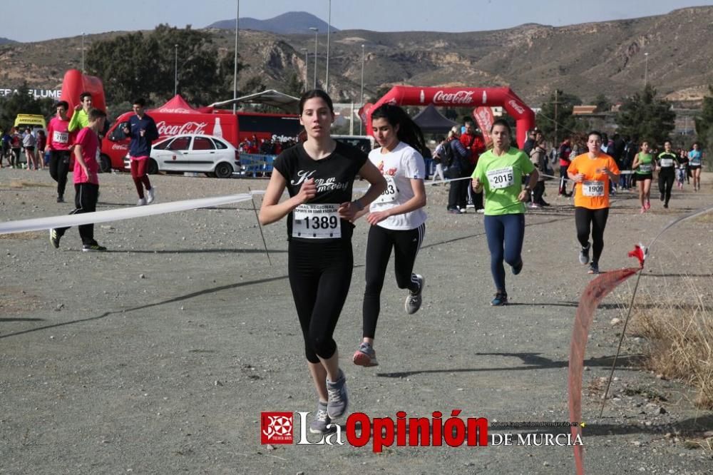 Final Regional de Cross Escolar: juvenil