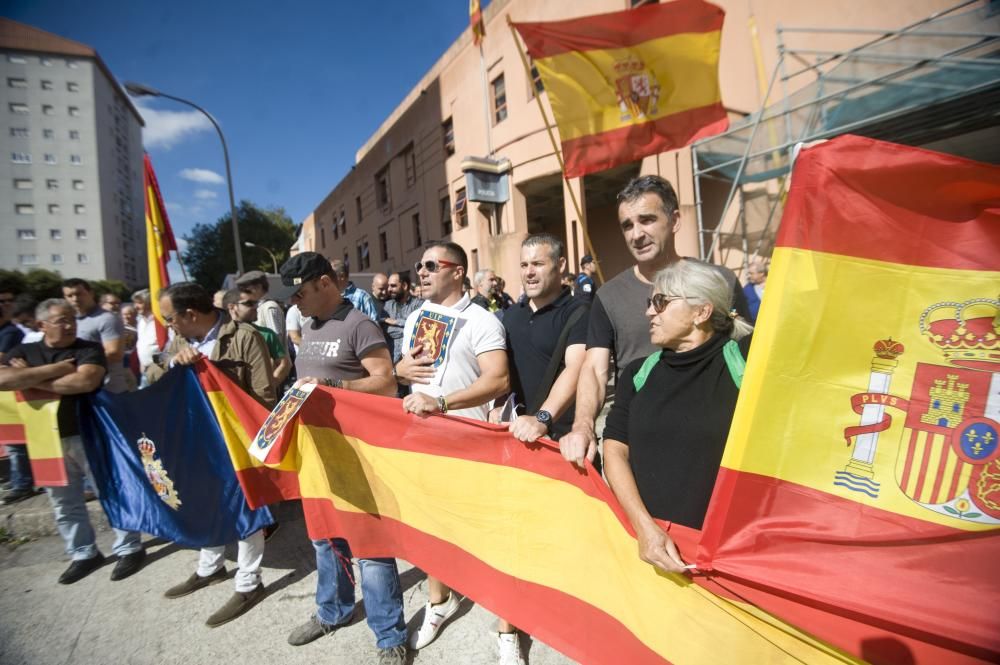 Concentración de policías nacionales en A Coruña