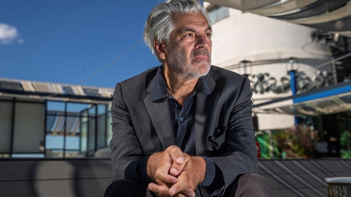 El director portugués Pedro Costa, fotografiado en Madrid el pasado día 15