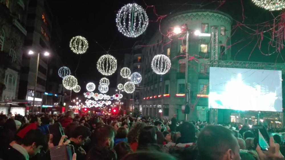 La Navidad arranca en Vigo con el encendido del alumbrado // R. G. / C. P. / J. A. / L. V.