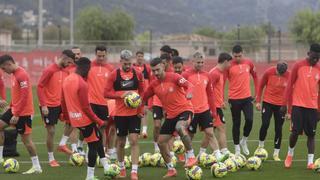 El Real Mallorca vuelve al trabajo en Son Bibiloni