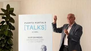 Enric Benito, médico humanista, llena la sala de Puerto Portals con su alegato que "mira a la muerte a los ojos"