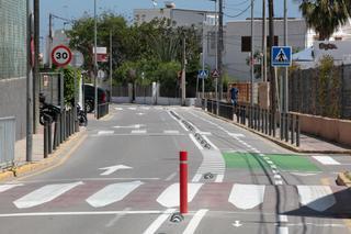 El estudio de movilidad de Sant Jordi plantea que las bicis compartan la calle con el tráfico