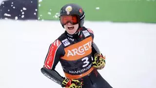 La canadiense Valerie Grenier repite como vencedora en el slalom gigante de Kranjska Gora