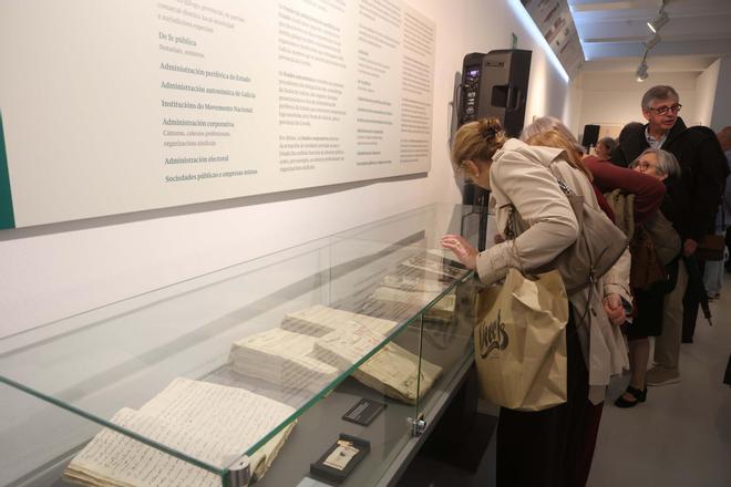 Una exposición celebra los 250 años del Arquivo do Reino de Galicia