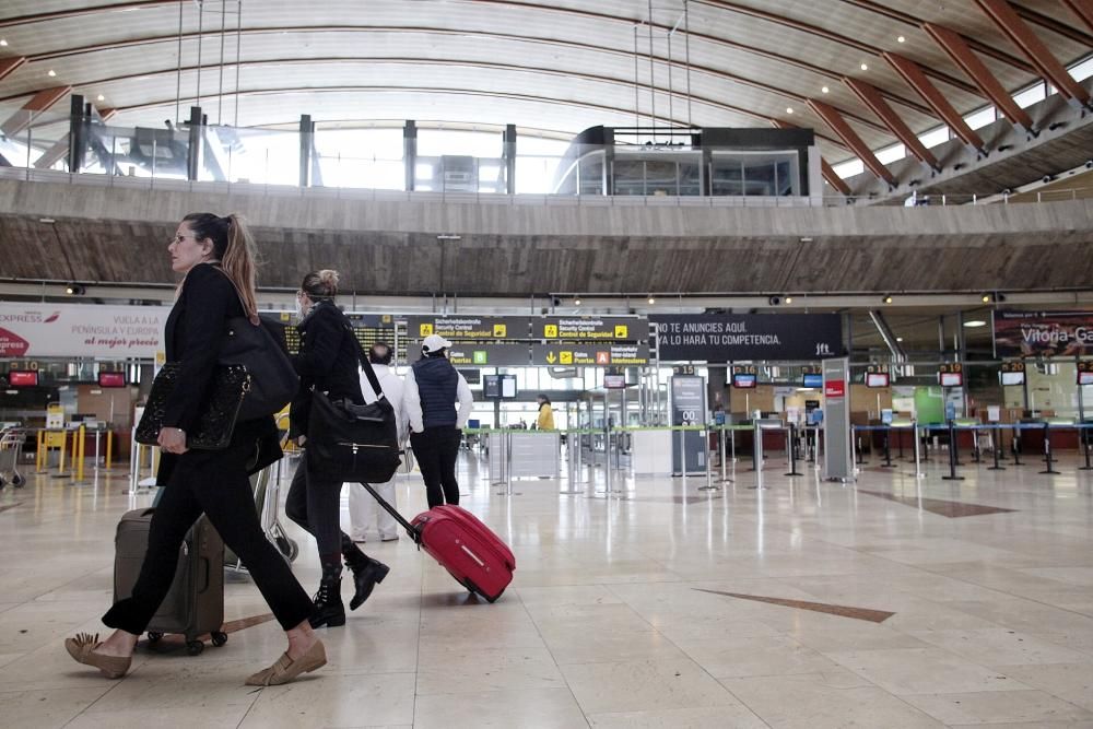 Situación en el aeropuerto Tenerife Norte con test