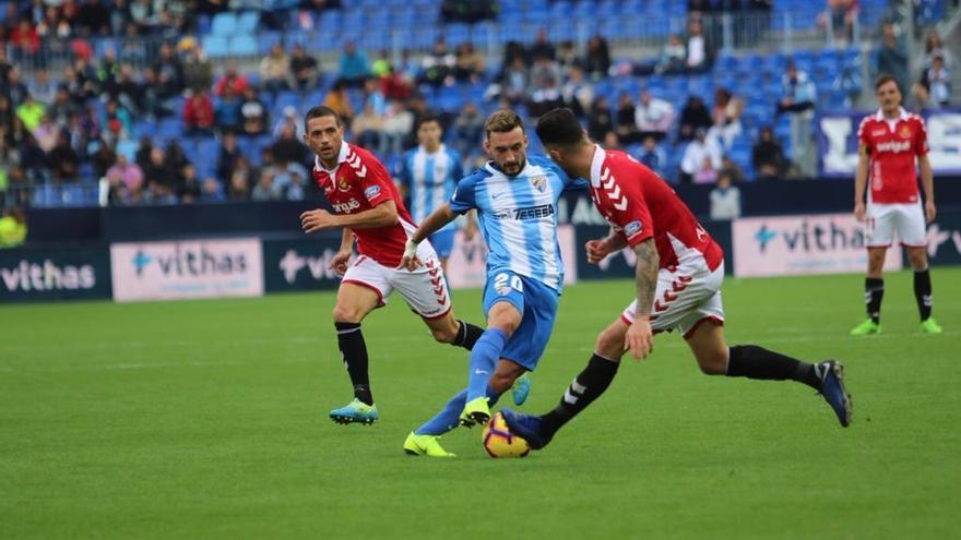 Haksabanovic, durante el partido contra el Nástic