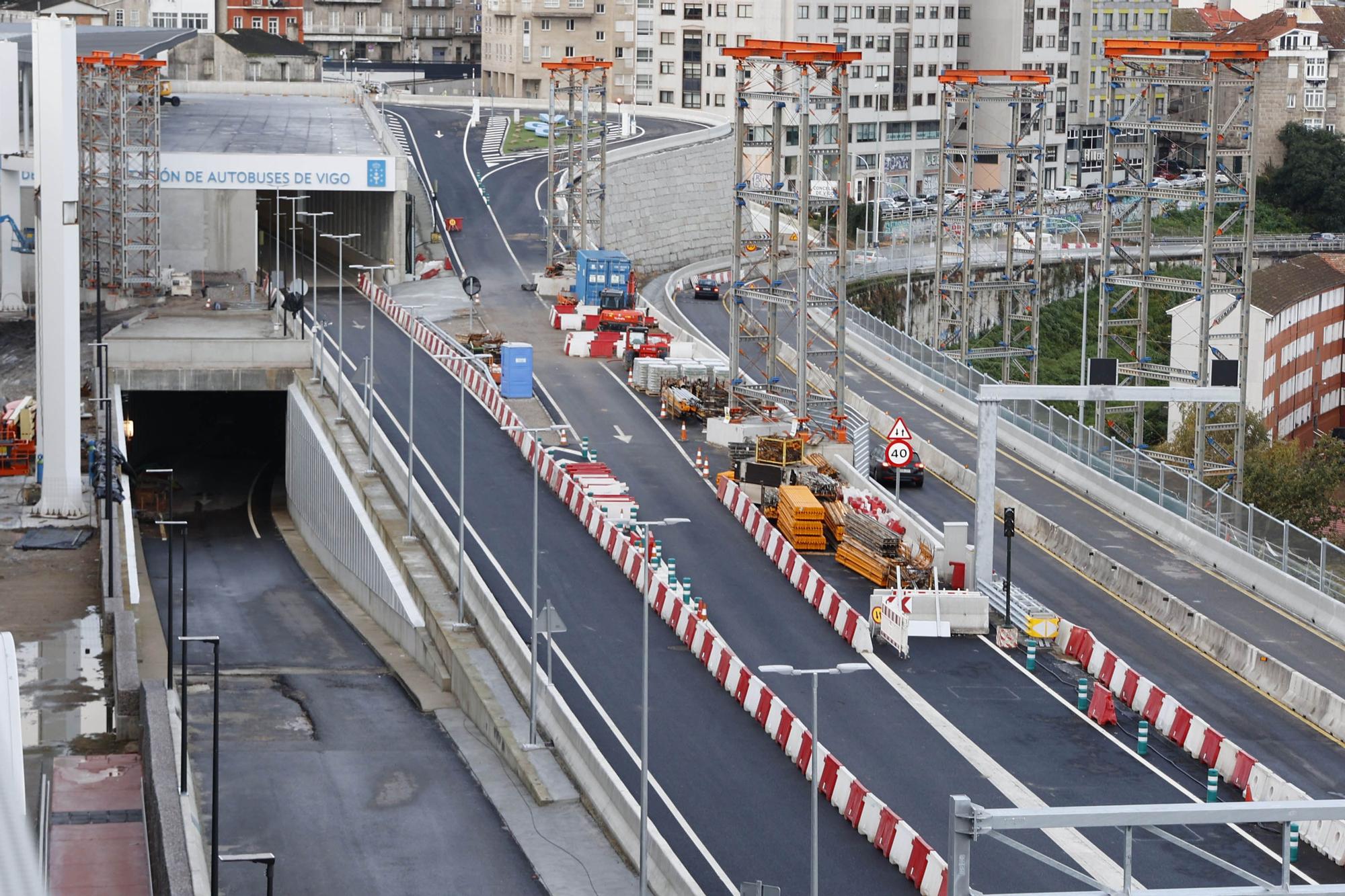 El túnel de Lepanto y la intermodal se preparan para su inminente apertura