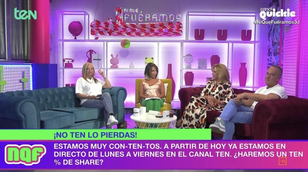 El canal TEN se una a la fragmentación: dividirá 'Ni que fuéramos' para maquillar sus audiencias