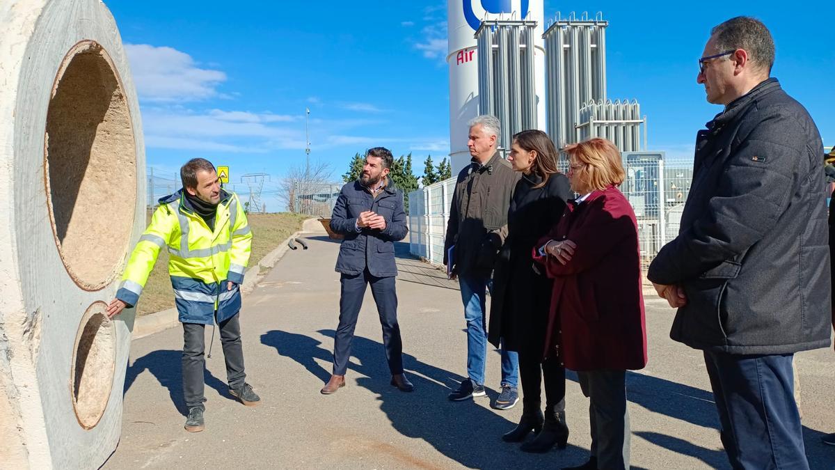 Visita a las obras de Elisa Valía y Conxa García.