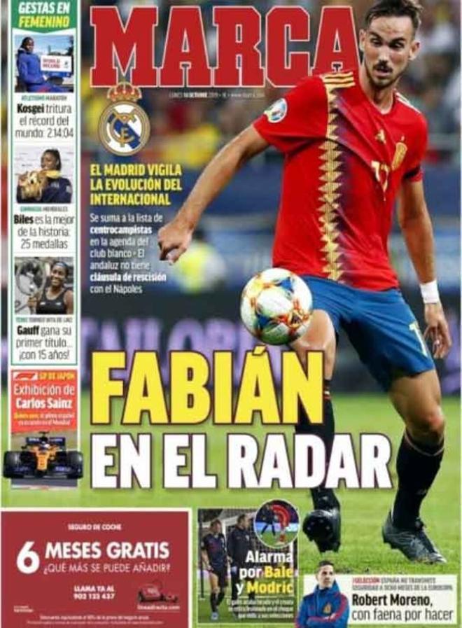 Las portadas del día en la prensa deportiva