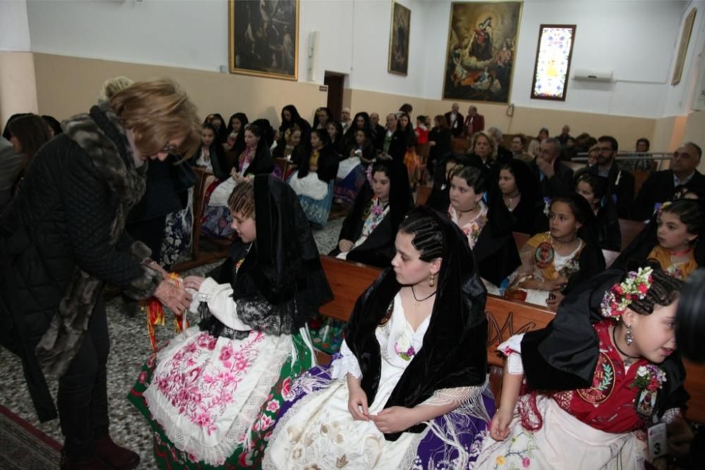 Las candidatas a Reina Infantil de la Huerta