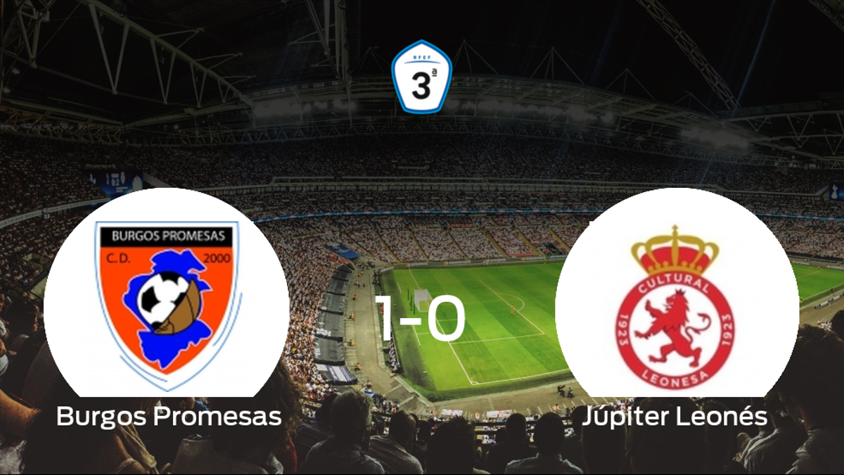 El Burgos Promesas consigue la victoria en casa frente al Júpiter Leonés (1-0)