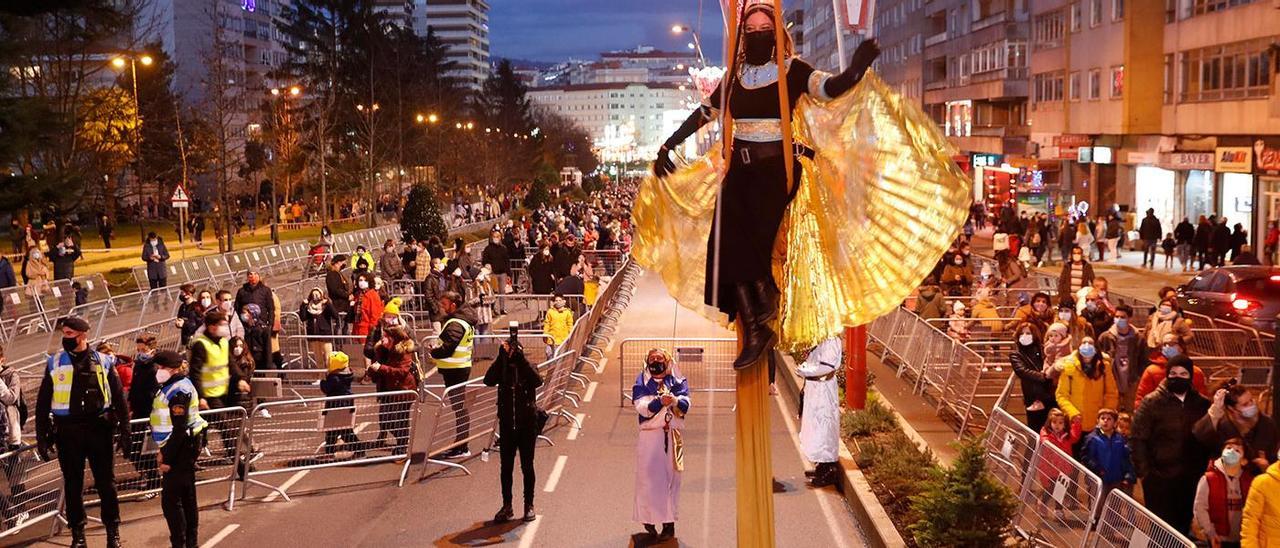 Una imagen de la cabalgata del año pasado, sujeta también a las restricciones