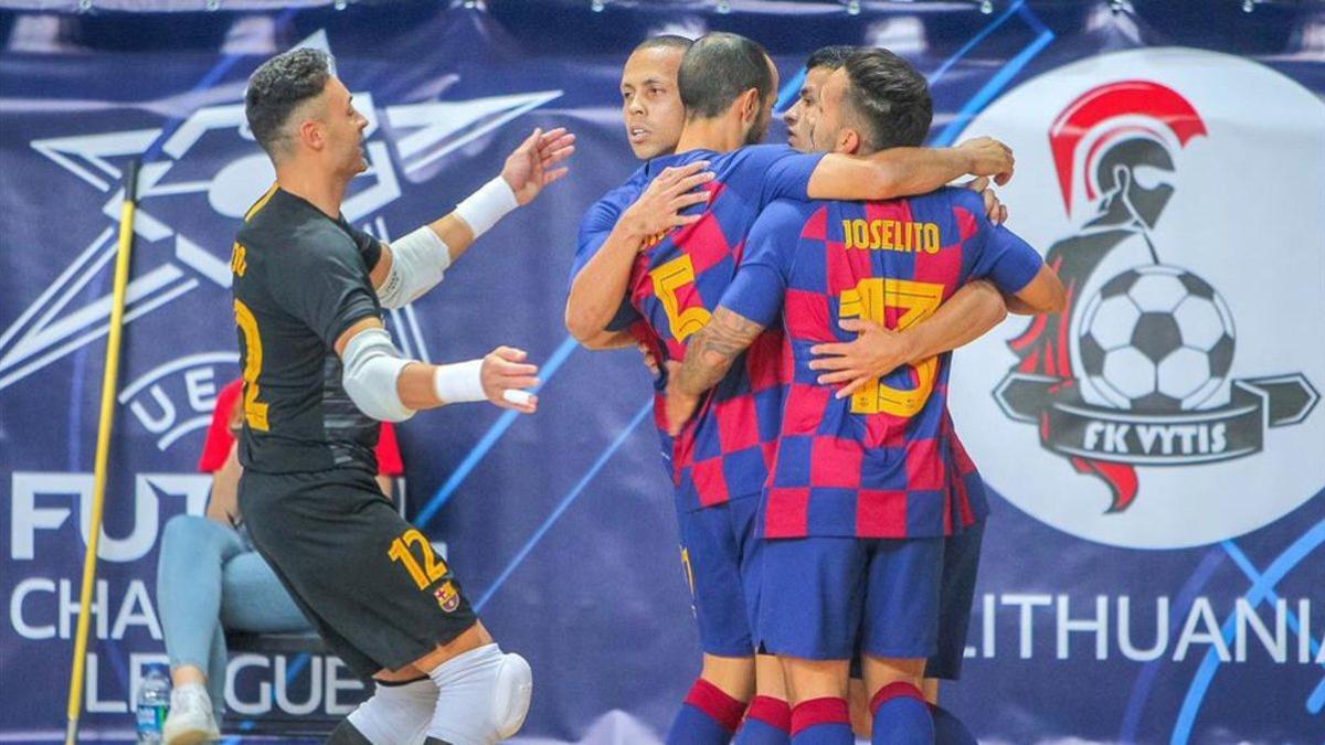 El Barça encarriló la primera plaza de grupo ante el Tyumen