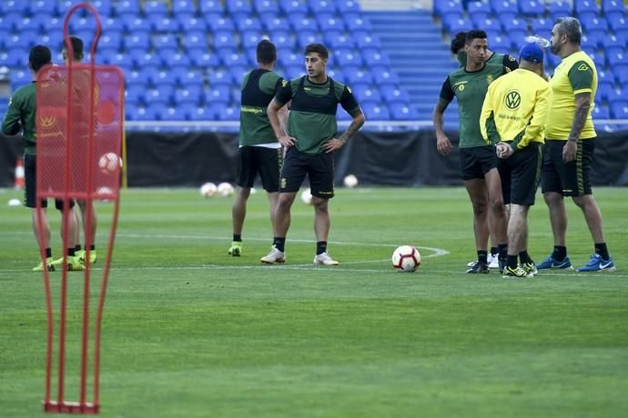 DEPORTES 05-03-19  LAS PALMAS DE GRAN CANARIA.  Primer entrenamiento de Pepe Mel. FOTOS: JUAN CASTRO