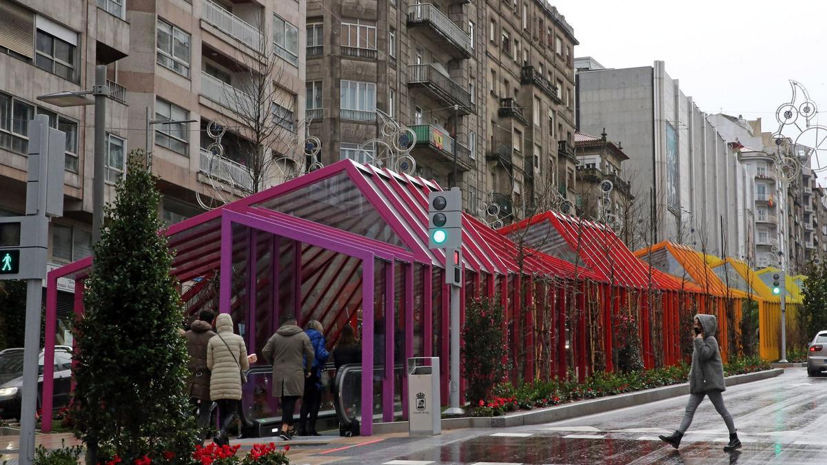 Las rampas de Gran Vía, el objetivo de turistas