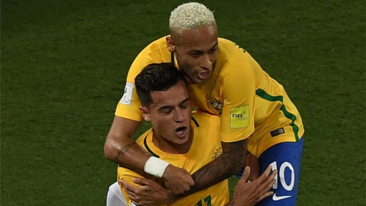 Neymar y Coutinho son grandes amigos