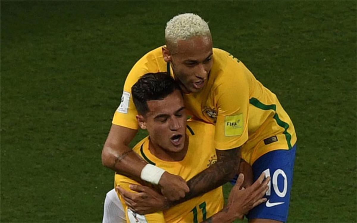 Neymar y Coutinho son grandes amigos