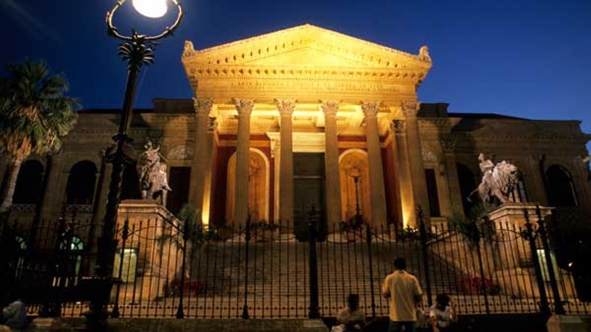 El teatro Massimo, en Palermo.