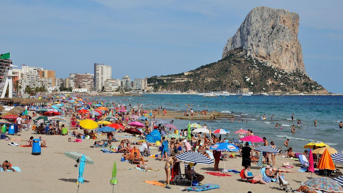 La playa del Arenal-Bol de Calp.