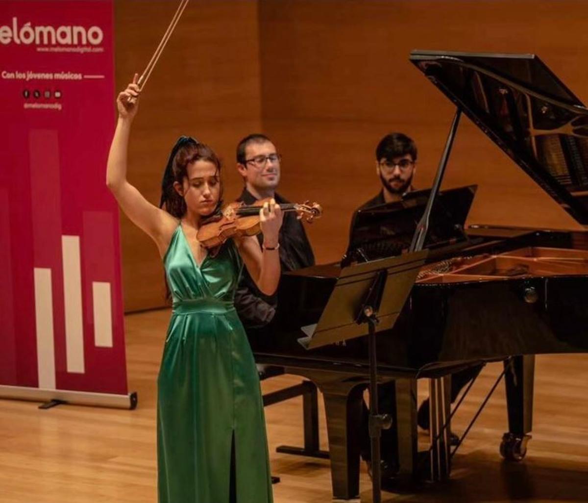 El Dúo Atenea, en un concierto