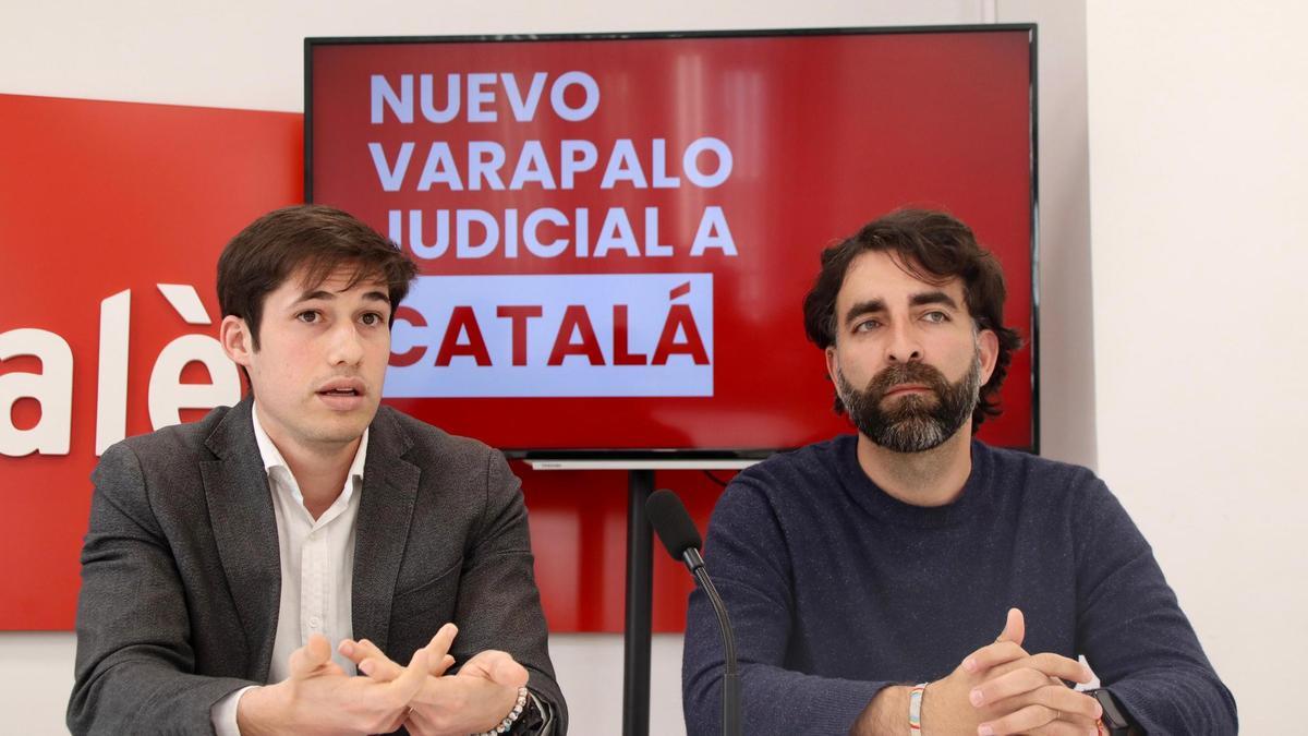 Borja Sanjuan y Javier Mateo, concejales socialistas de València.