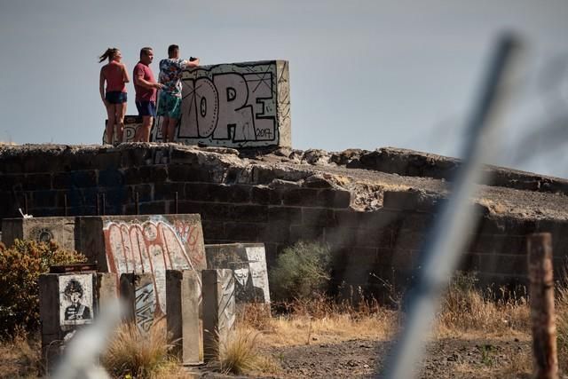 Retiran la valla del mirador de Las Teresitas