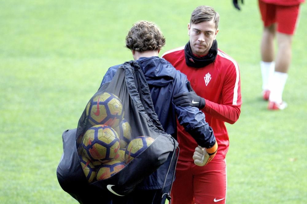 Entrenamiento del Sporting