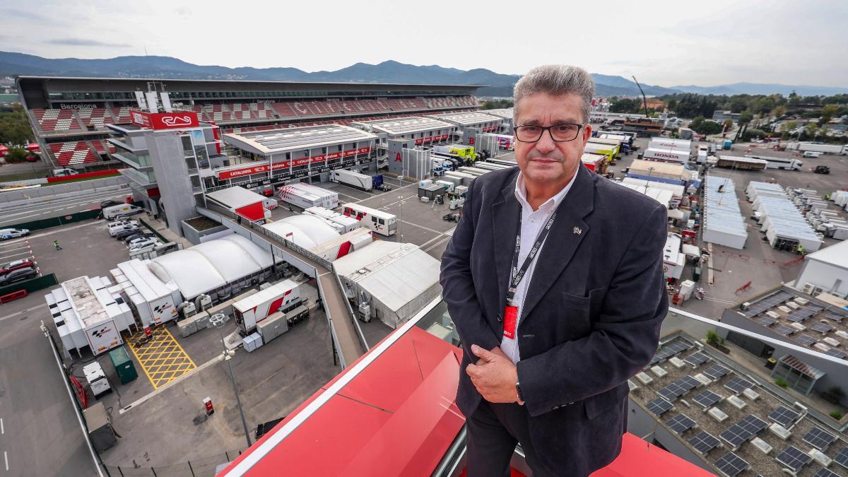 Josep Lluís Santamaría, director del Circuit de Barcelona-Catalunya, que ya está listo para albergar el GP Solidario con Valencia