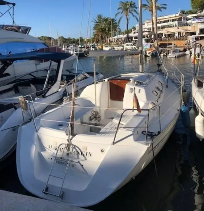 La última travesía del velero perdido en Mallorca, el 'Makan Angin', antes de ser vendido