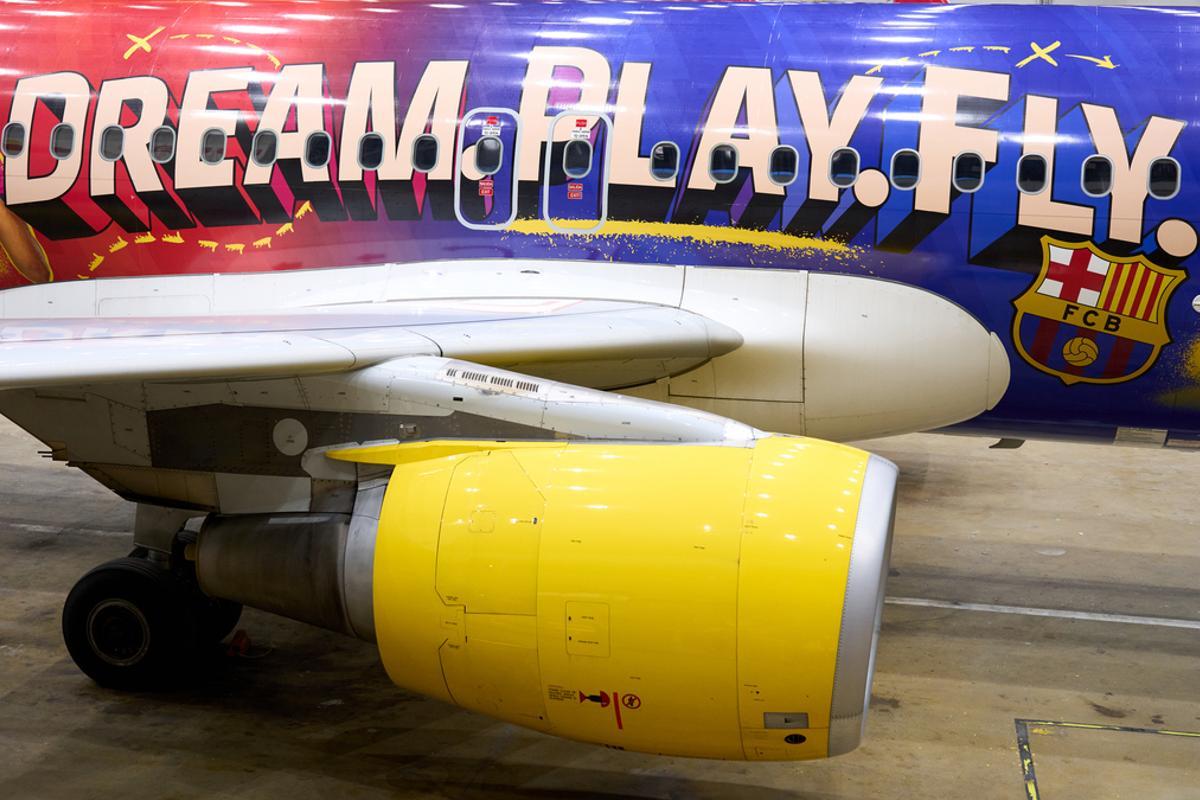 Vueling y el Barça Femenino presentan el nuevo avión del equipo inspirado en la trayectoria de sus jugadoras