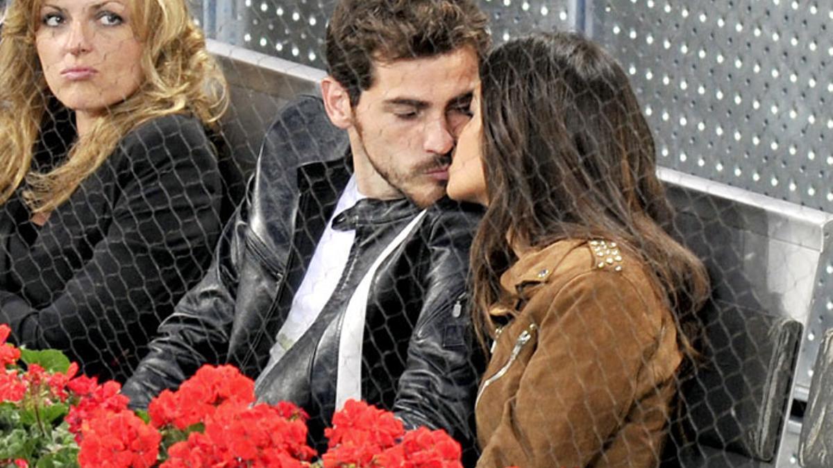 Los besos de Iker Casillas y Sara Carbonero: en Madrid