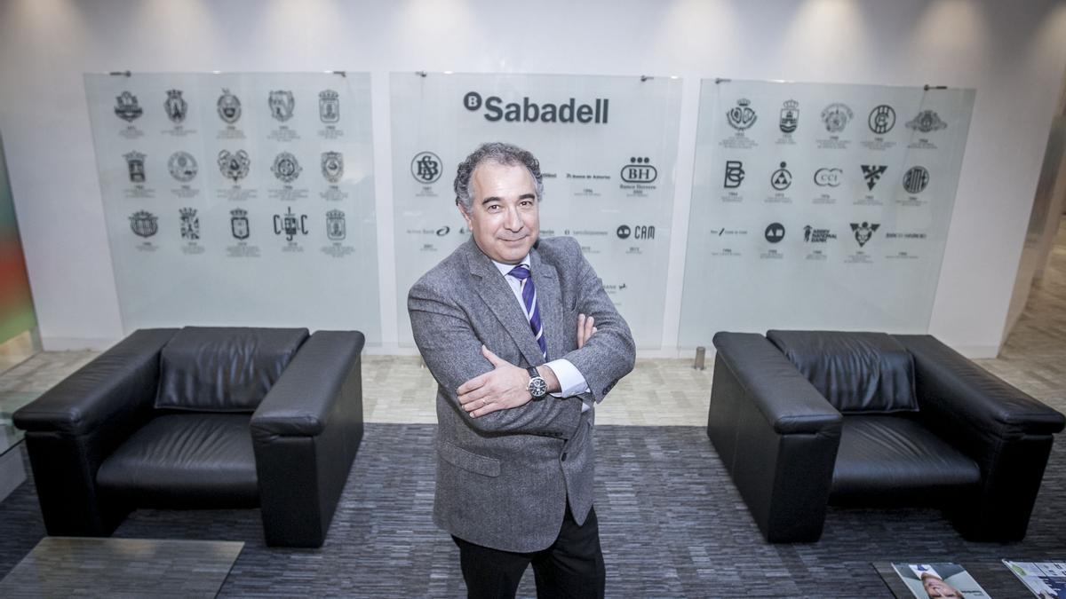 El exdirectivo del Sabadell y actual presidente de Sogeviso, Miquel Montes, en imagen de archivo.