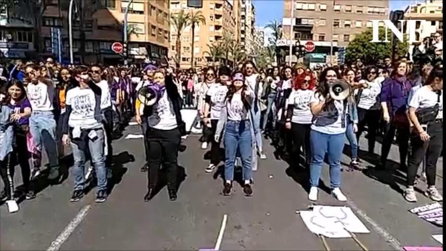 8M 2020  en Alicante: Manifestación por el Día Internacional de la Mujer