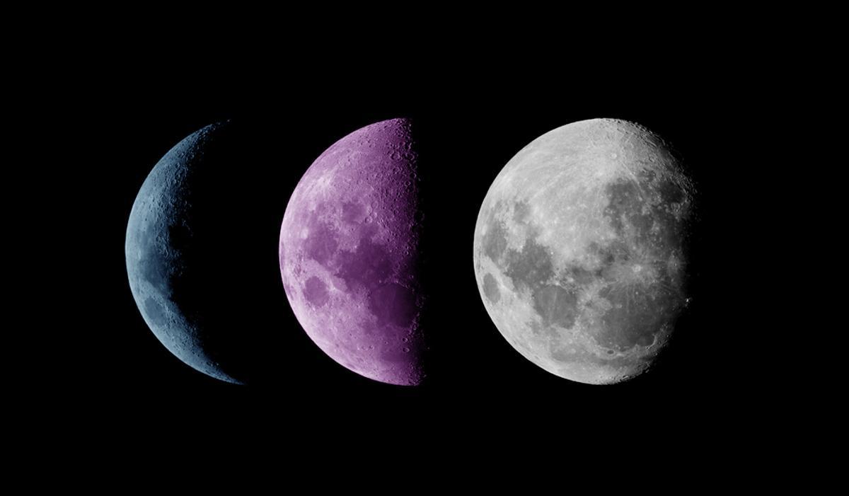 Fases de la luna.