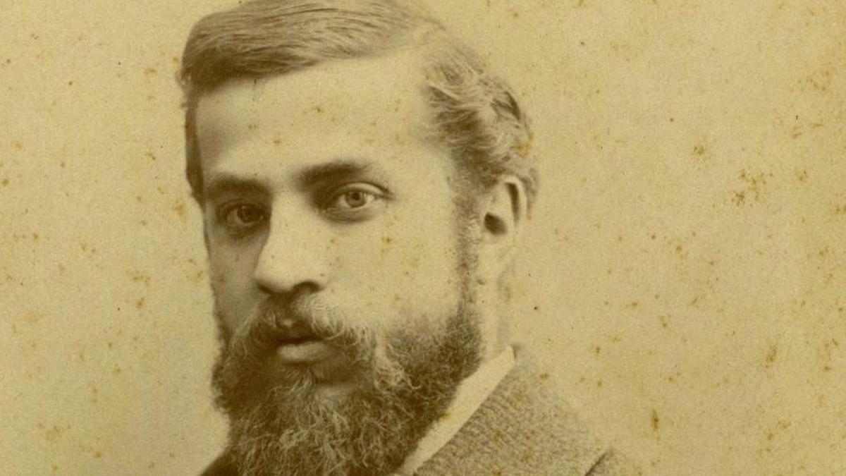 A dalt, retrat de l’arquitecte del 1878.