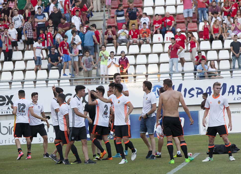 Real Murcia - Valencia Mestalla, en imágenes