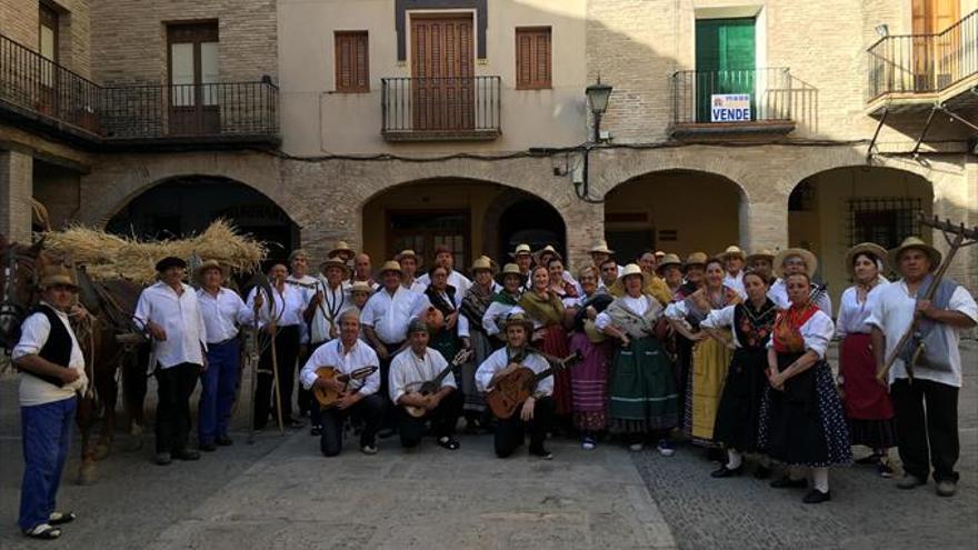 Recreación de antigua labranza