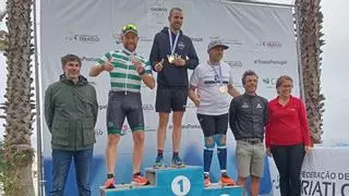 El malagueño Eduardo Oliva, subcampeón de Portugal en Triatlón Paralímpico ya sueña con el Mundial