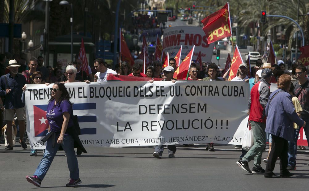 Manifestación del 1 de mayo en Alicante