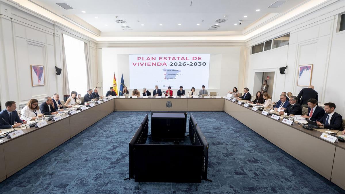 La ministra de Vivienda y Agenda Urbana, Isabel Rodríguez, preside la Conferencia Sectorial de Vivienda y Agenda Urbana.