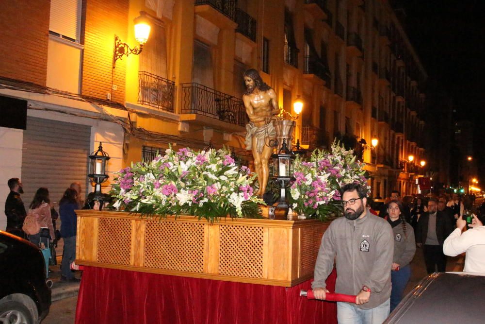 Procesión de la Flagelación y le cristo de la palma.