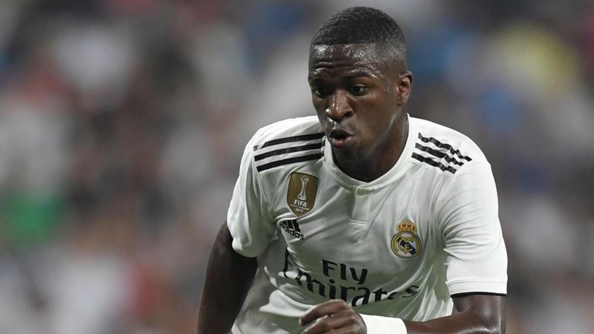 El jugador del Real Madrid Castilla, Vinícius Junior