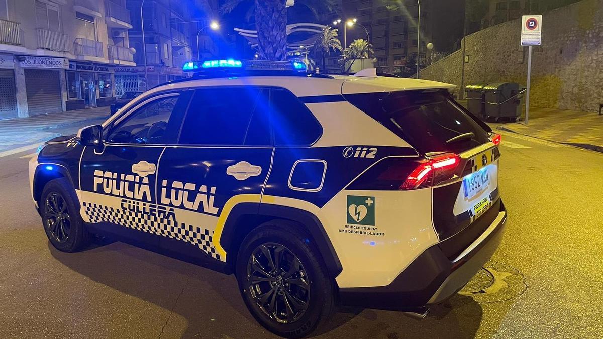 Un vehículo de la Policía Local de Cullera en una image de archivo.