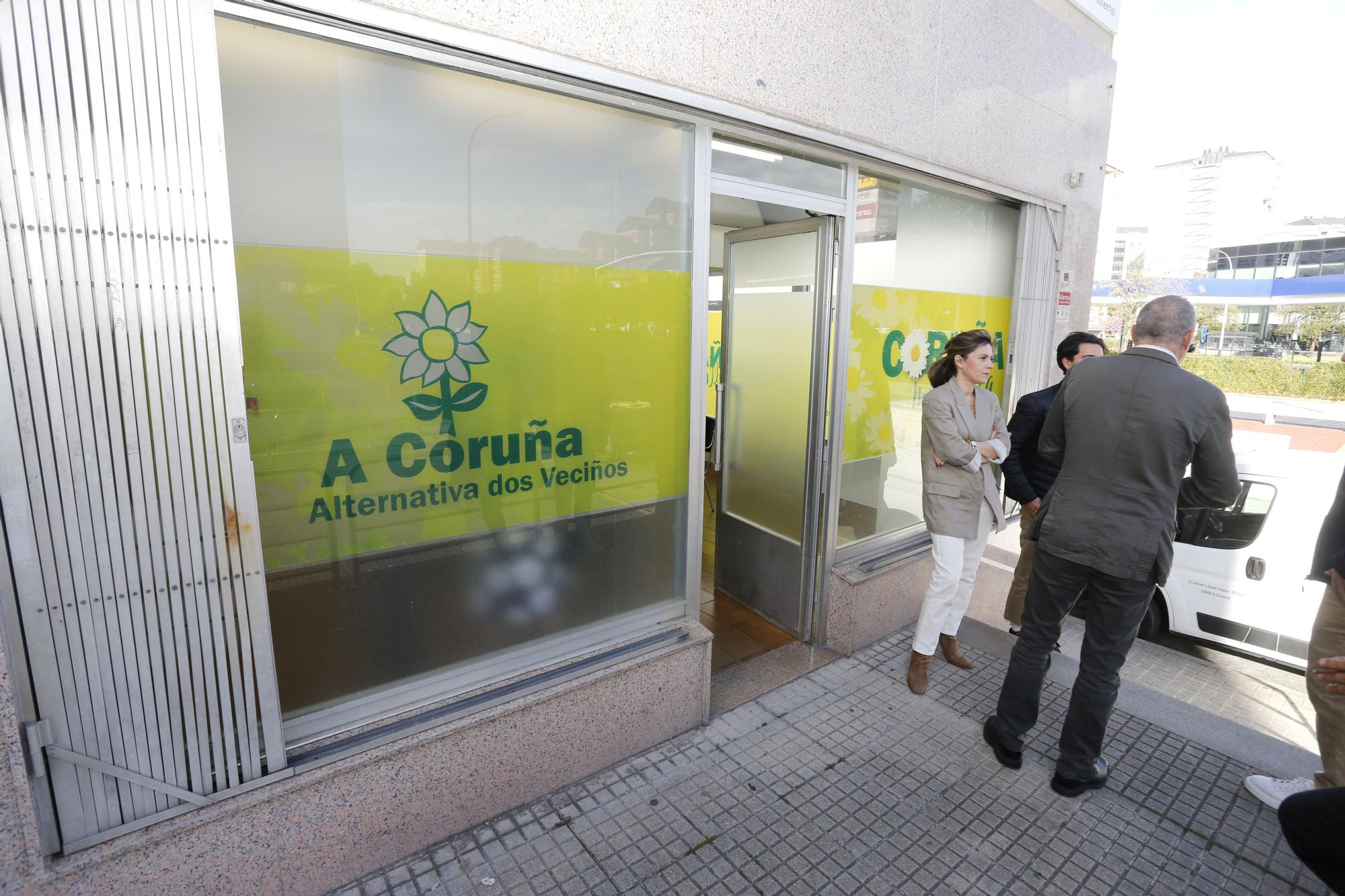 Alternativa dos Veciños inaugura su local en A Coruña