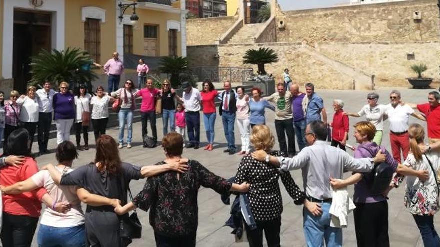 Actividad de baile quese realizó en la calle.